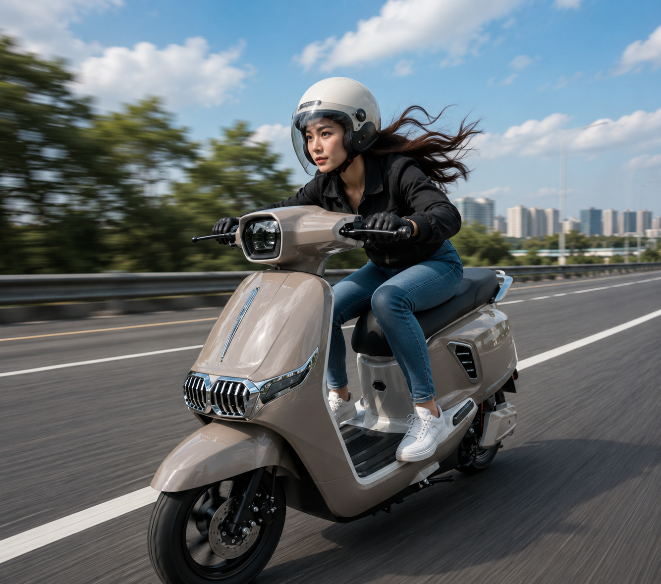 EV scooter platform manufactured by Sweeraj for B2B partners